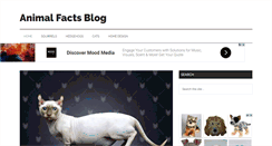 Desktop Screenshot of animalfactsblog.com